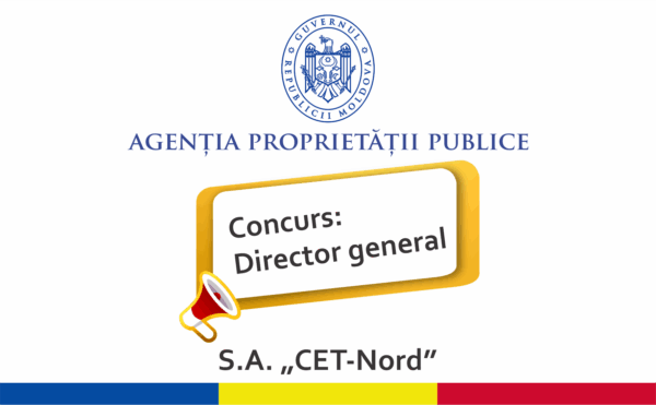 APP | Rezultatele concursului pentru ocuparea funcției vacante de director general al S.A. ,,CET-Nord”