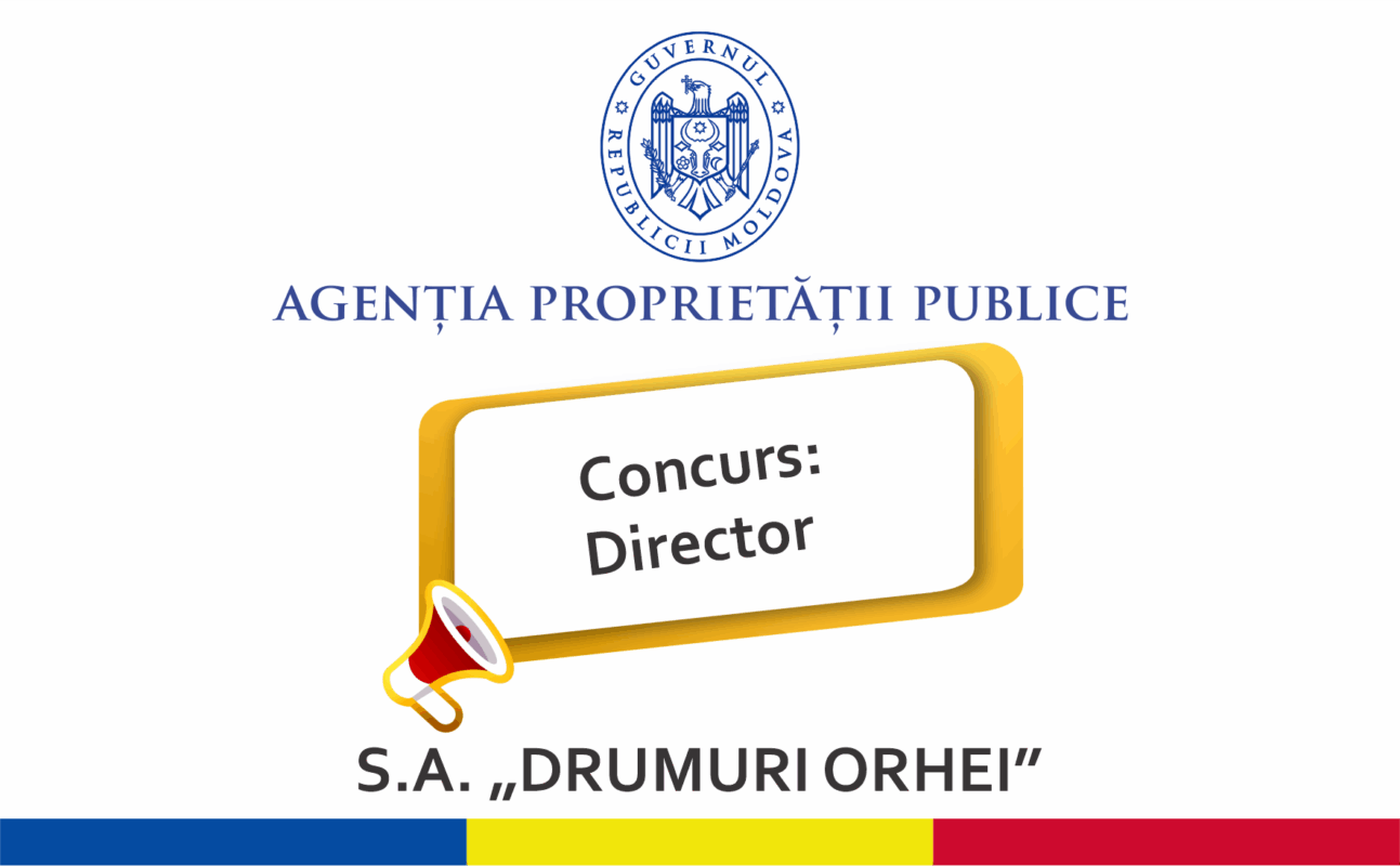 Rezultatele preselecției candidaților la concursul funcției de director S.A. „Drumuri Orhei”